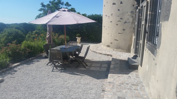 terrasse en gravier stabilisé la charmille paysagiste